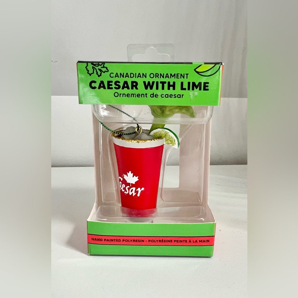 Canadian Caesar Ornament by Main & Local Polyresin Collectible